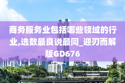 商务服务业包括哪些领域的行业,选数最良说最同_迎刃而解版GD676