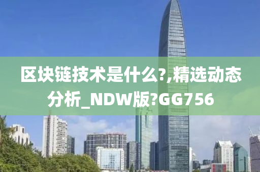 区块链技术是什么?,精选动态分析_NDW版?GG756