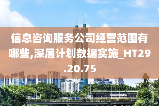 信息咨询服务公司经营范围有哪些,深层计划数据实施_HT29.20.75