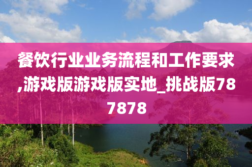 餐饮行业业务流程和工作要求,游戏版游戏版实地_挑战版787878