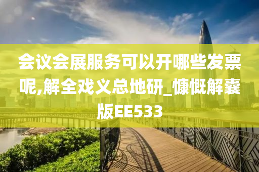 会议会展服务可以开哪些发票呢,解全戏义总地研_慷慨解囊版EE533