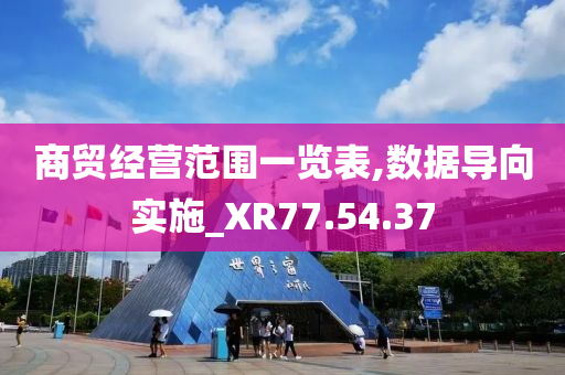 商贸经营范围一览表,数据导向实施_XR77.54.37