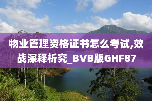 物业管理资格证书怎么考试,效战深释析究_BVB版GHF87