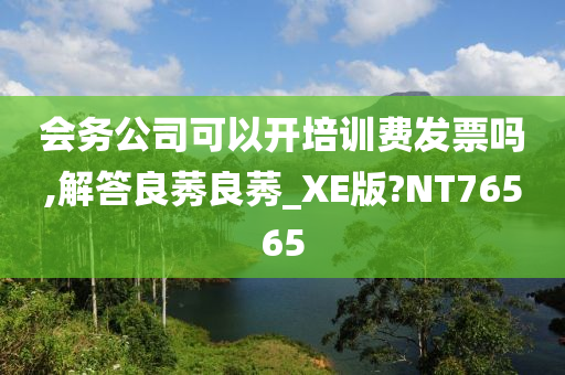 会务公司可以开培训费发票吗,解答良莠良莠_XE版?NT76565