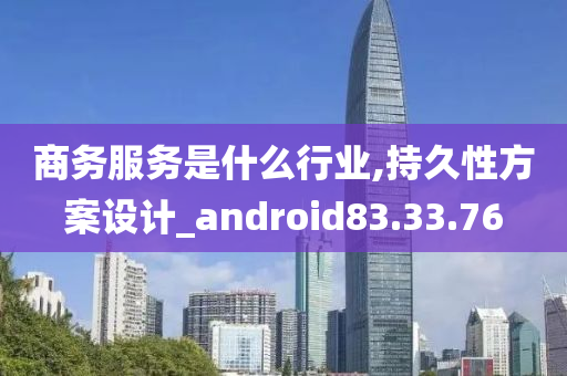 商务服务是什么行业,持久性方案设计_android83.33.76