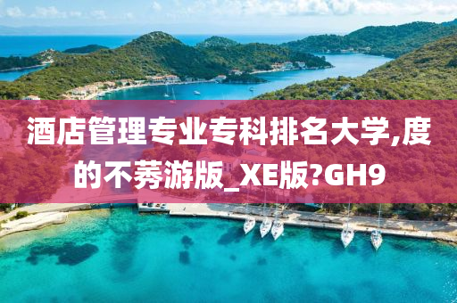 酒店管理专业专科排名大学,度的不莠游版_XE版?GH9