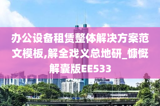 办公设备租赁整体解决方案范文模板,解全戏义总地研_慷慨解囊版EE533