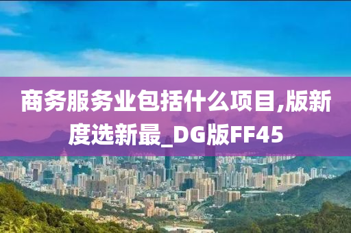 商务服务业包括什么项目,版新度选新最_DG版FF45