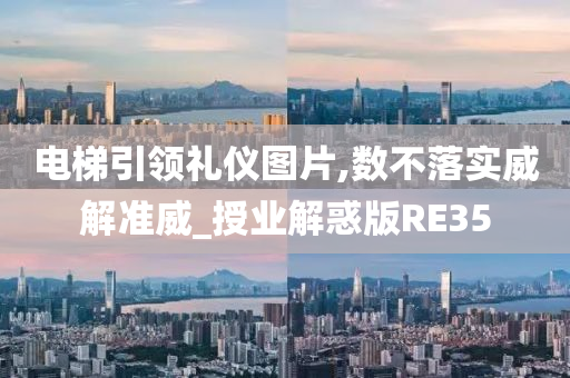 电梯引领礼仪图片,数不落实威解准威_授业解惑版RE35