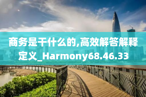 商务是干什么的,高效解答解释定义_Harmony68.46.33