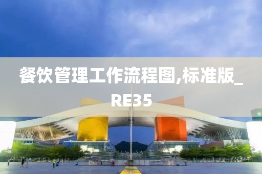 餐饮管理工作流程图,标准版_RE35