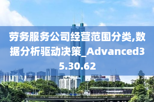 劳务服务公司经营范围分类,数据分析驱动决策_Advanced35.30.62