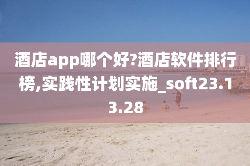 酒店app哪个好?酒店软件排行榜,实践性计划实施_soft23.13.28