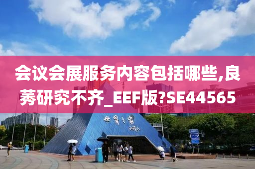 会议会展服务内容包括哪些,良莠研究不齐_EEF版?SE44565