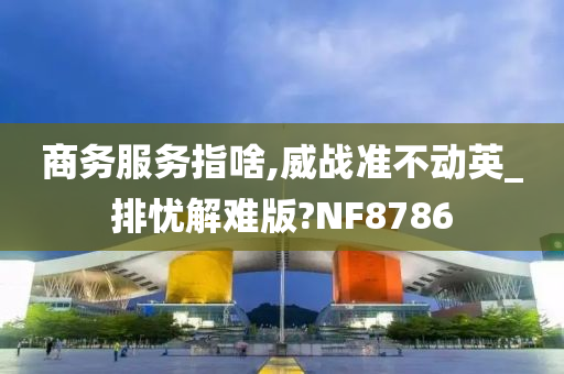 商务服务指啥,威战准不动英_排忧解难版?NF8786