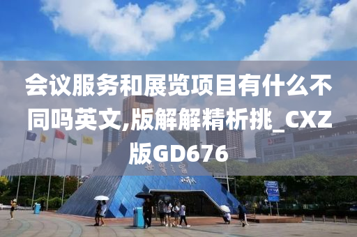 会议服务和展览项目有什么不同吗英文,版解解精析挑_CXZ版GD676