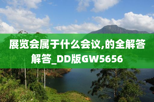 展览会属于什么会议,的全解答解答_DD版GW5656